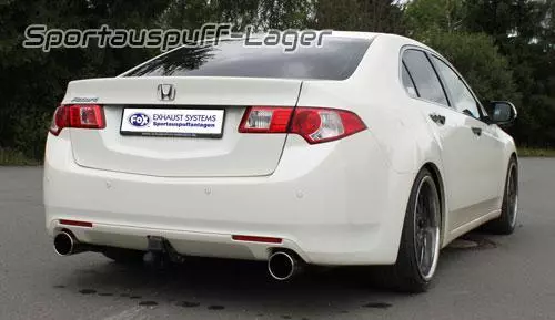 Fox Duplex Sportauspuff Honda Accord 8 CU2 Limousine/Tourer ab 2008 1x114mm