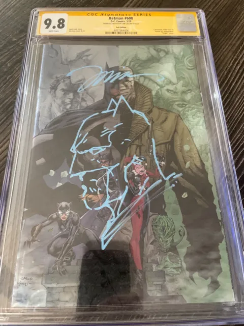 Batman 608 CGC SS 9.8 Jim Lee Signed and Sketched