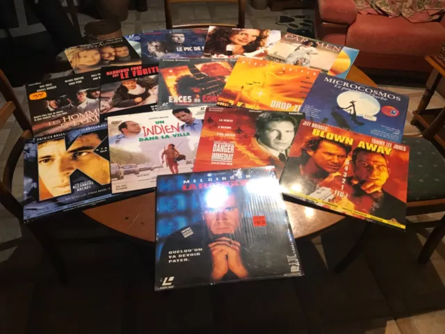 Lot De 9 Laserdiscs au choix , PAL, bon état , livraison offerte !!!