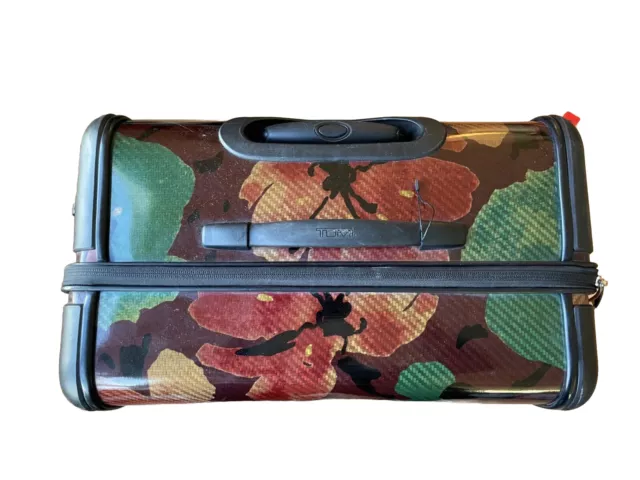 TUMI Tegra Lite Floral Design 27” Check In 4 Wheel Luggage 28827FLR RARE! $1400 3