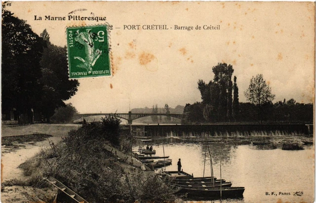 CPA AK Port Creteil Barrage de Creteil (491240)