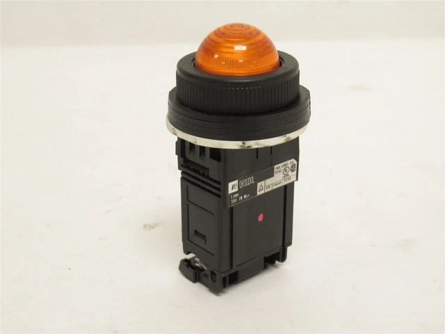 227784 New-No Box; Fuji DR30D0L-H3A Pilot Light; Amber; 30V; 1 Amp