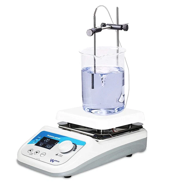 Digital Hotplate Magnetic Stirrer W Temperature Probe & Sup...
