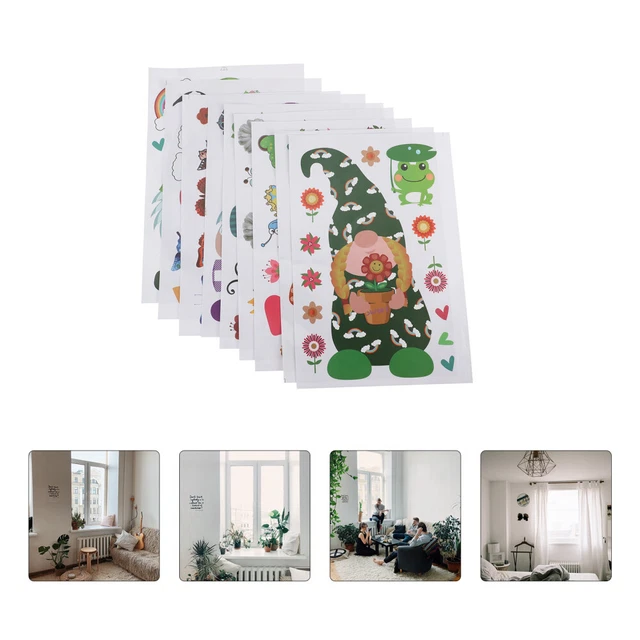 Calcomanía de pared sueca PVC pegatina de mariposa enana