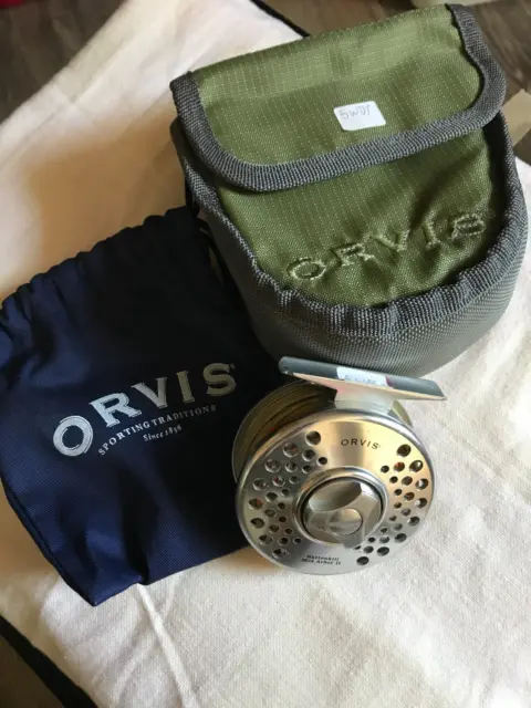 ORVIS CFO IV Fly Reel With 2 Spare Spools & Soft Padded Cases (1