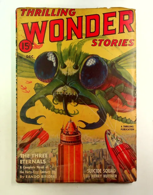 Thrilling Wonder Stories Pulp Dec 1939 Vol. 14 #3 VG