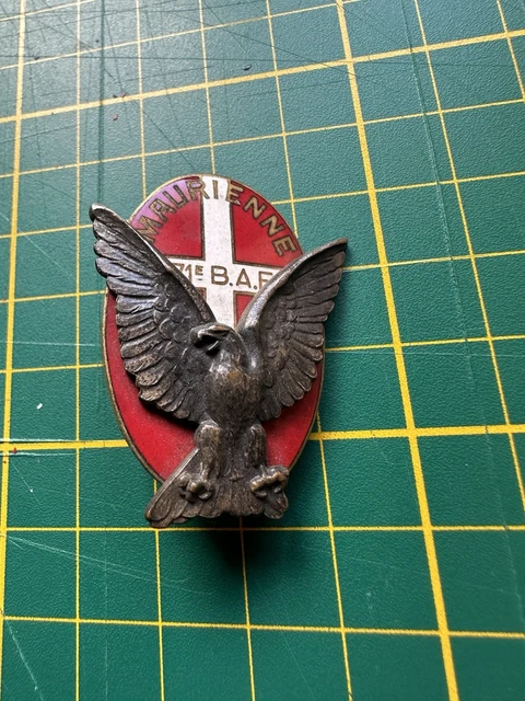 RARE INSIGNE 71 bataillon alpin De forteresse Maurienne ouvrage maginot