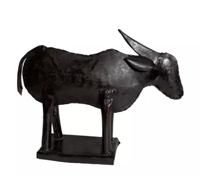 Rustic Metal Goat Garden Art Farmhouse Kitchen Folklore Décor Made In India
