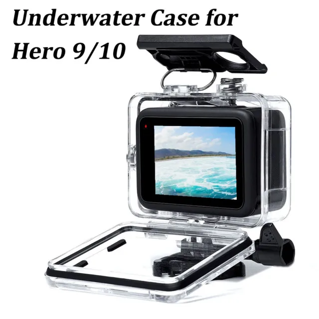 Underwater Waterproof Housing Case For Gopro Hero 9 10 Black Camera Diving Cover
