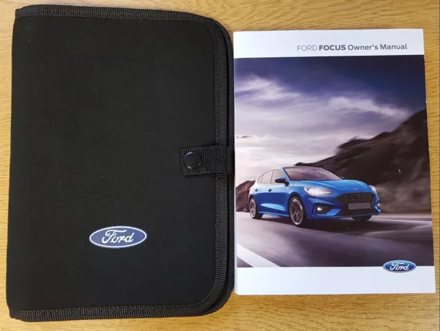 Genuine Ford Focus 2018-2022 Handbook Owners Manual Wallet Navi Audio Pack