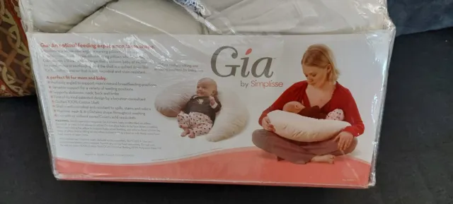 Gia Simplisse Nursing Pillow, Original Angled Breastfeeding Pillow -  New