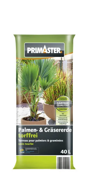 Primaster Palmen- & Gräsererde torffrei 40 L  Gräsererde Palmenerde
