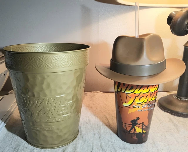 2023 INDIANA JONES And The Dial Of Destiny Cinemark Popcorn Tin