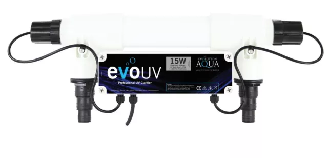 Evolution Aqua Evo UV 15w 25w 30w 55w 75w 110w Pond UVC Green Water Clarifier