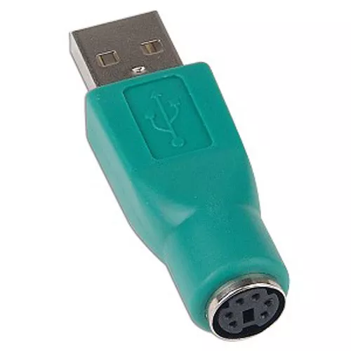 CONECTOR ADAPTADOR USB macho a S-Video PS/2 PS2 SVHS HEMBRA PARA PC