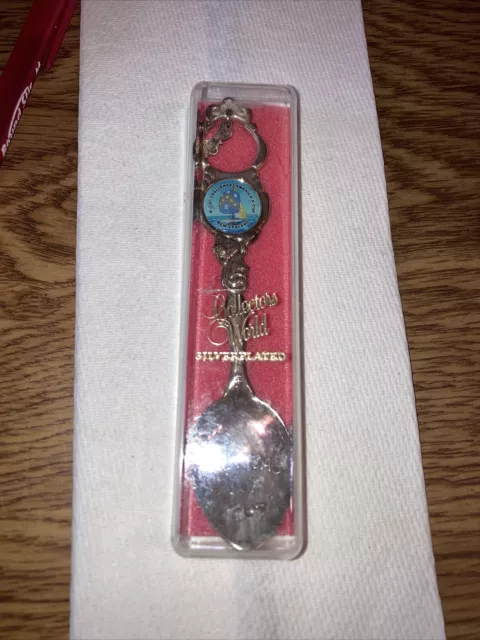 Collectors World Americas Cup 1998 Spoon 4.5" BNZ Challenge New Zealand, w/Case