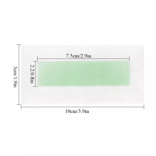 24 pezzi depilazione strisce di cera per viso strisce di cera per sopracciglia #N 3