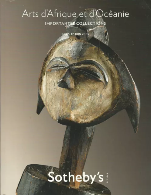 SOTHEBY'S PARIS IMPORTANT AFRICAN OCEANIC TRIBAL ART MASK Auction Catalog 2009