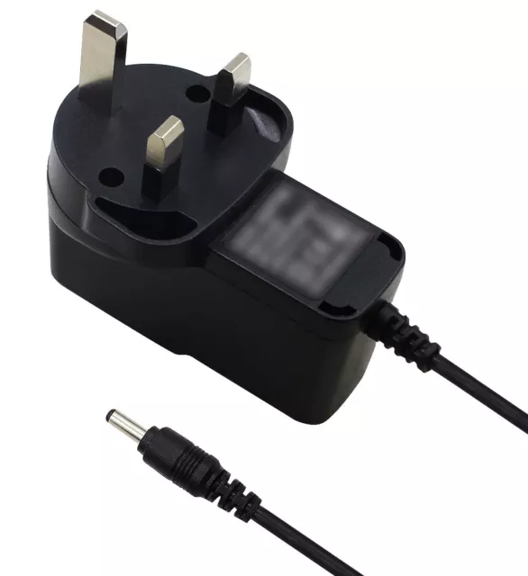 UK Power Supply Adapter Cord For La Crosse C85183 Multi-Color Atomic Alarm Clock