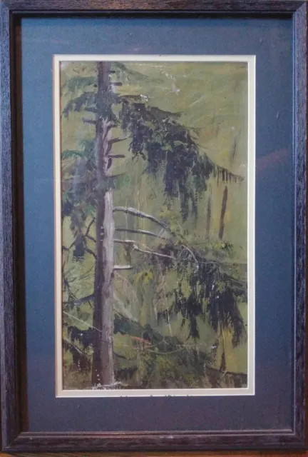 Original Oil On Canvas By Yuriy Pavlovich (Ukranian 1872-1947) Framed
