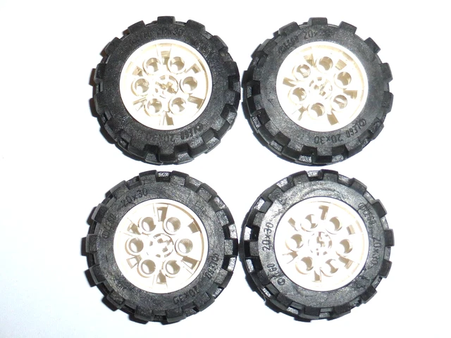 Lot Roues LEGO TECHNIC 20x30 Wheels 6582C01 Sets 8840
