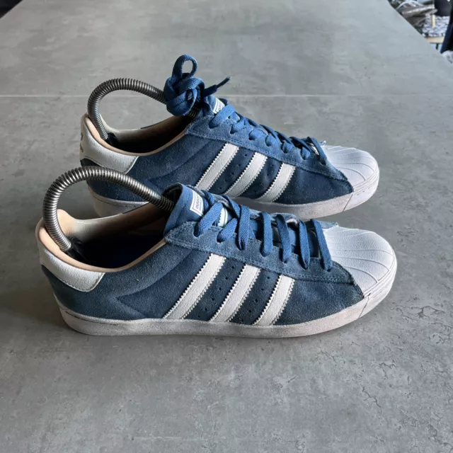 Adidas superstar 2 blue suede sale