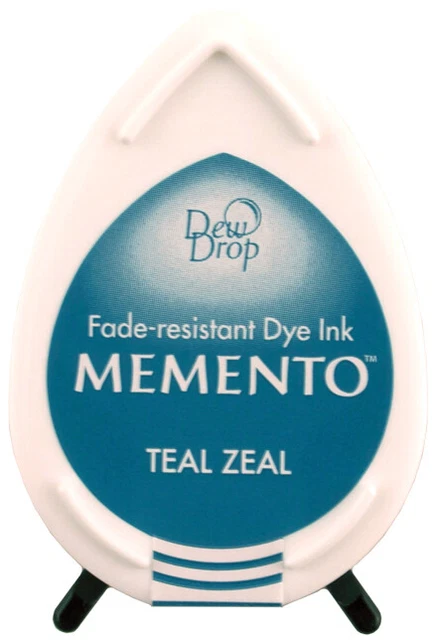 Memento Dew Drop Dye Ink Pad-Teal Zeal MD-602