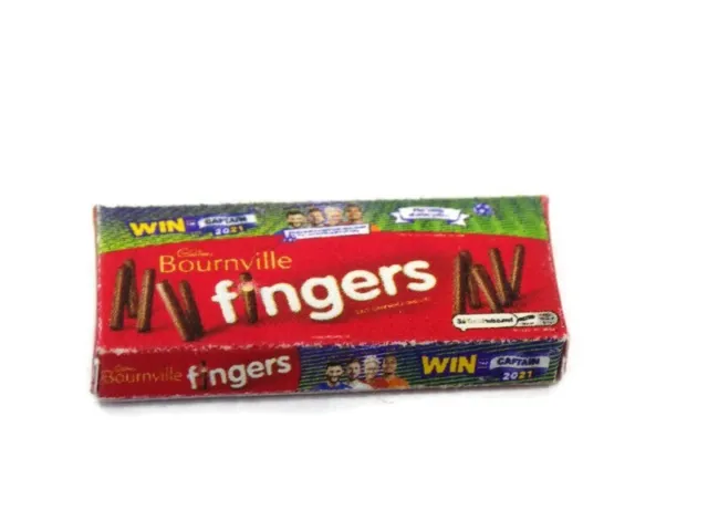 1:12th Scale Dolls House Miniature chocolate fingers- packet-SD
