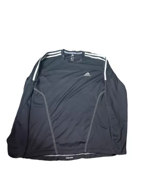 Adidas Men’s T-shirt Size S Black Running Long Sleeve Response