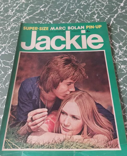 Vintage JACKIE Magazine 30 JUNE 1973 Marc Bolan/Gary Glitter FREEPOST 347