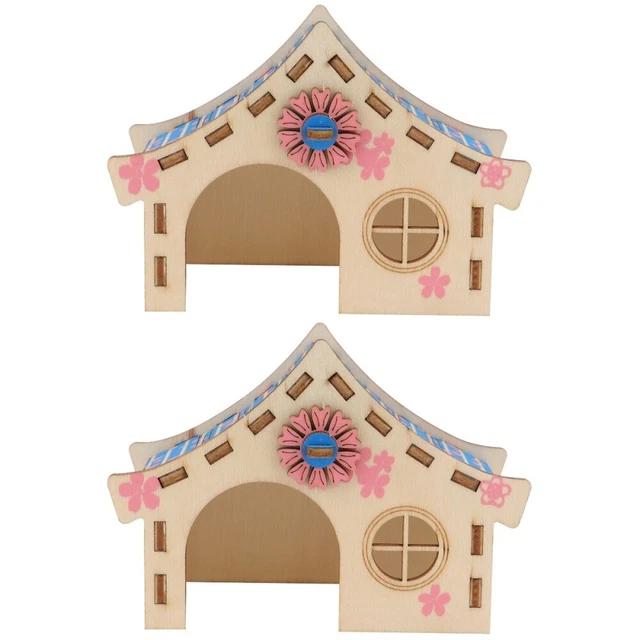 4 Pcs Hamsterhaus Spielzeug Für Rennmäuse Kleine Tiere Hamster