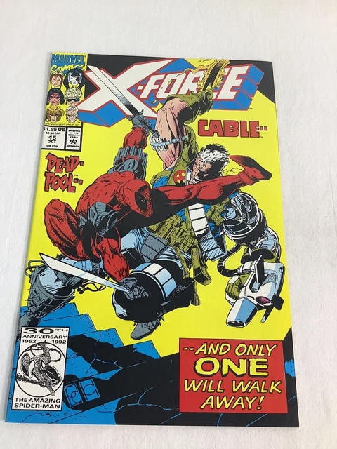X-FORCE #15 CABLE VS DEADPOOL  Marvel Comics 1992