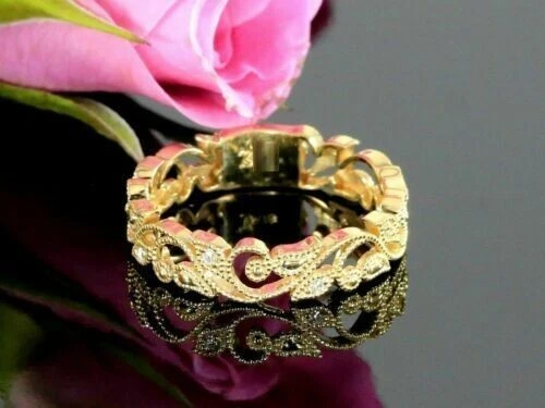 2.00Ct Round Cut Lab Created Diamond Women's Wedding Ring 14K Yellow Gold Plated
