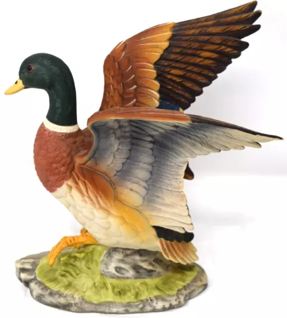 Male Mallard Duck Figurine BLB5 Dave Grossman Design Porcelain Sticker Japan