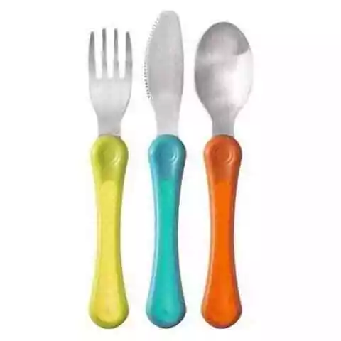 Tommee Tippee Explora First Grown Up Cutlery Set 446608 Multicolour Pack of 3