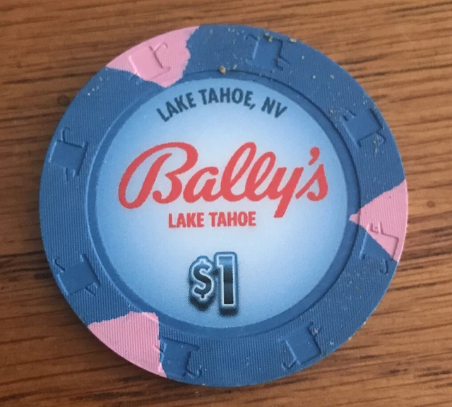 BALLY'S CASINO Lake Tahoe $1.00 Casino Gambling CHIP
