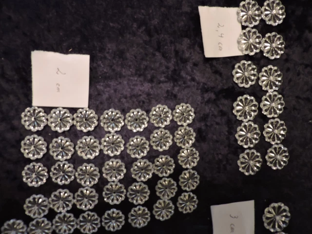 Bleikristall Anhänger Lüsterzubehör 50  Blüten  ( 21 )