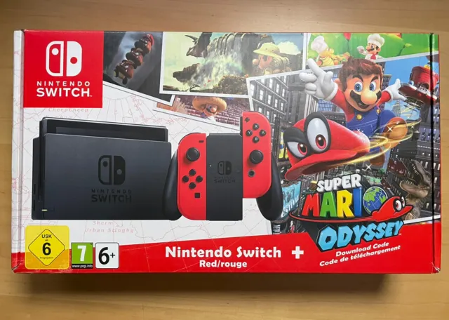 Nintendo Switch Lite 32GB Turquoise and Super Mario Odyssey Bundle 