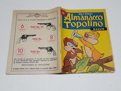 Almanacco Topolino N° 5 Del 1958 Edizione Mondadori