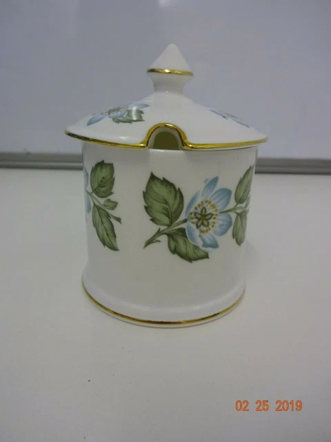 Crown Staffordshire Osterruhm Deckelmarmelade oder Senftopf