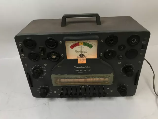 Vintage Heathkit Tube Checker Tester Model TC-3