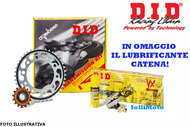 KIT TRASMISSIONE DID PROFESSIONAL CATENA 520 G&B HONDA CTX 700 DCT Rapp.Modifica