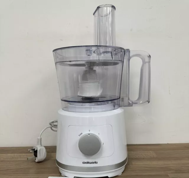Cookworks Food Processor Chopper 1.4L Kitchen Electric Grater Slicer Shredder