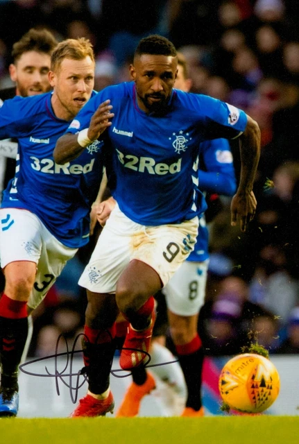Jermain Defoe Signed 6x4 Photo Glasgow Rangers Tottenham Hotspur Autograph + COA