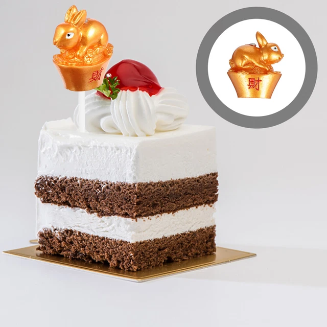5pcs kaninchen charaktere topper spring festival thema kaninchen -topper