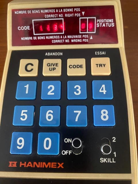 Jeu Électronique HANIMEX Jeu Des Chiffres Numbers Game - Mas Blain 44130