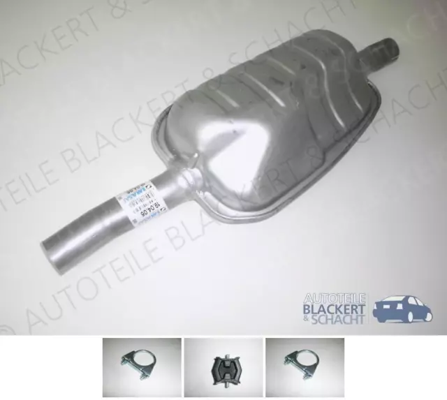 IMASAF Auspuff Mitteltopf + Anbauteile für BMW 3er E46 316 + 318