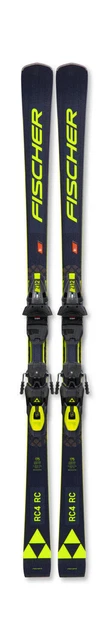 FISCHER RC4 WC RC MT inkl. Bindng SKI Set Unisex schwarz