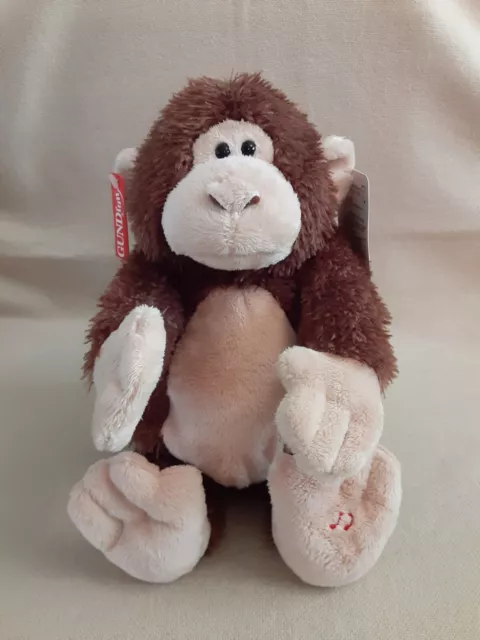 GUND Mongo Fun 2008 (Tags Attached) Stuffed Plush Animated Singing Monkey #31122