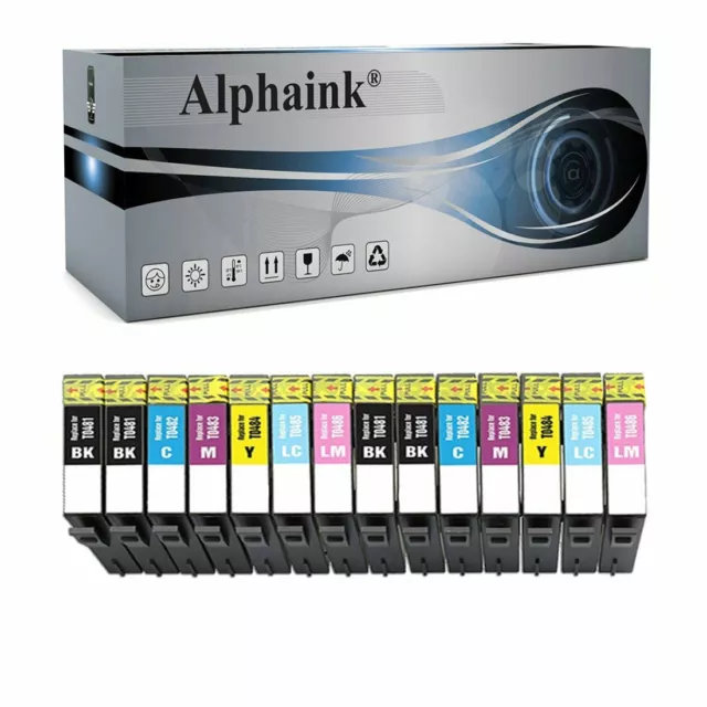 Ai-T0487 14 Cartucce Per Stampante Epson Stylus Photo R200 R300